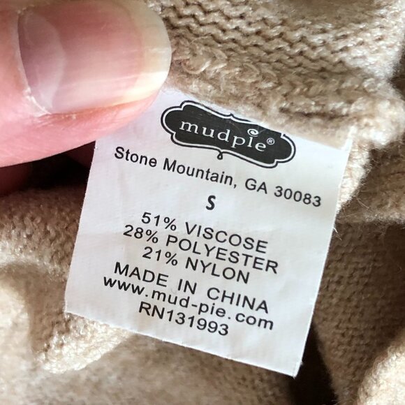 MUD PIE Turtleneck Knit Sweater Dress - Old Money - Picture 9 of 10